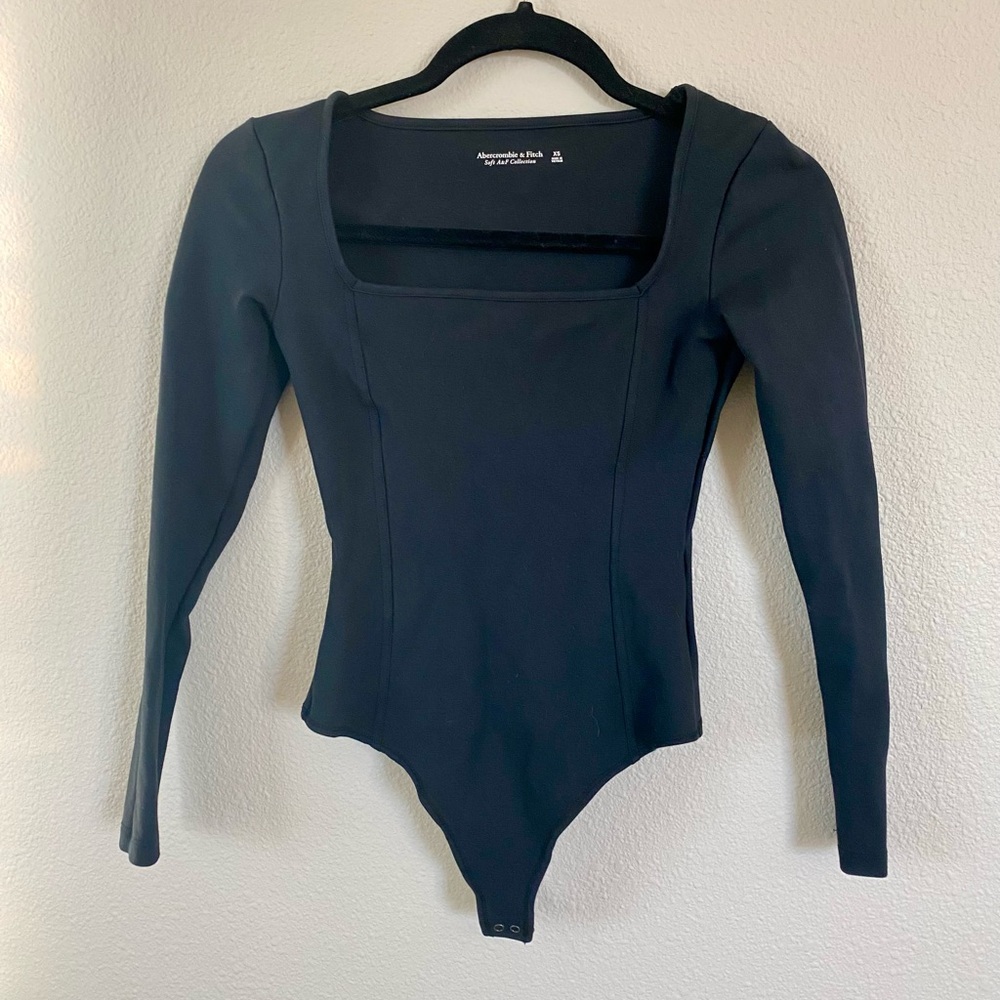 Abercrombie & Fitch Black Soft A&F Collection Bodysuit - Picture 4 of 7